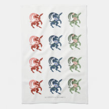 Hälsingebocken Kökshandduk - Lina RBG