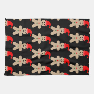 Linge De Cuisine Happy Gingerbread man Winter