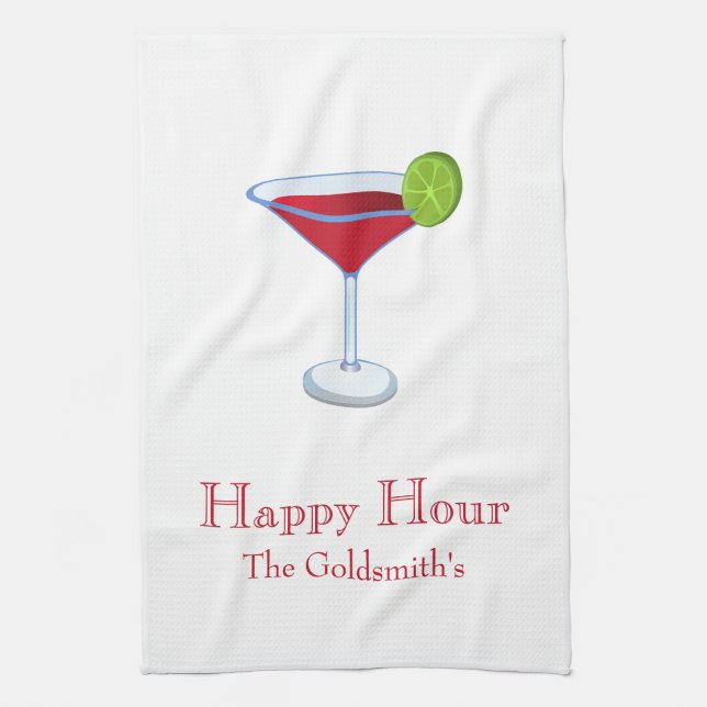 Linge De Cuisine "Happy Hour" Bar/ (Vertical)