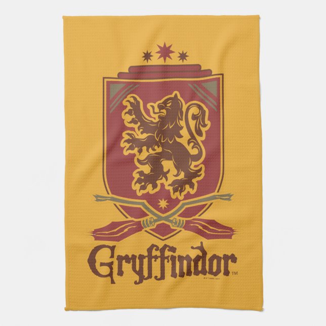 Linge De Cuisine Harry Potter | Badge Gryffindor QUIDDITCH™ (Vertical)