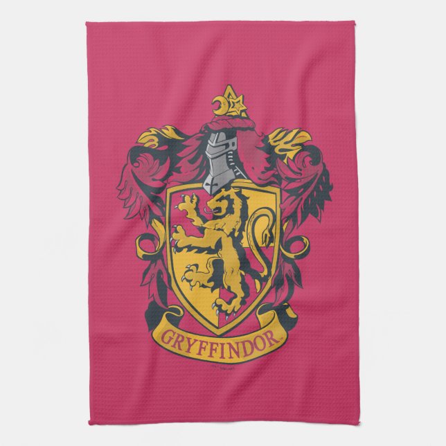Linge De Cuisine Harry Potter | Gryffindor Crest Gold et Rouge (Vertical)