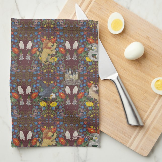 Linge De Cuisine HARRY POTTER™ | Motif d'icône d'aquarelle en Bourg (Quart Plié)