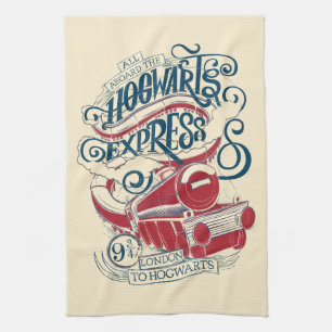 Linge De Cuisine Harry Potter Typographie Express Hogwarts