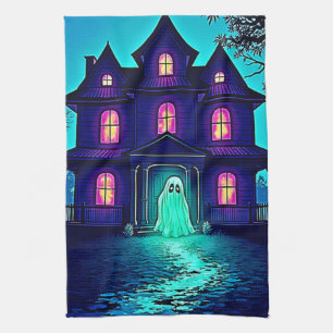 Linge De Cuisine Haunween Ghost House Design