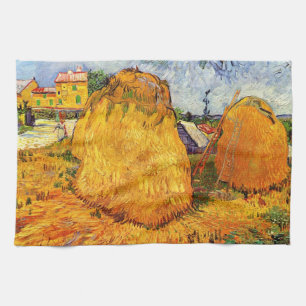 Linge De Cuisine Haystacks en Provence par Vincent van Gogh