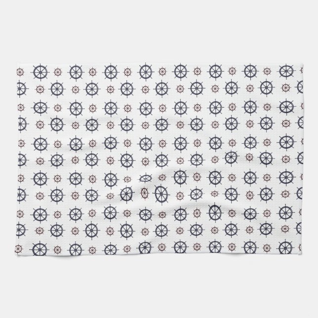 Linge De Cuisine Helms Nautiques (Horizontal)