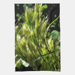 Linge De Cuisine Herbe de plage dans la brise