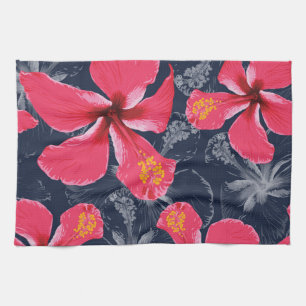 Linge De Cuisine Hibiscus Tropical Fleurs été Design
