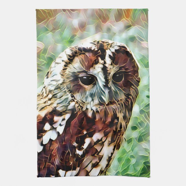 LINGE DE CUISINE HIBOU (Vertical)