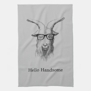 Linge De Cuisine Hipster goat