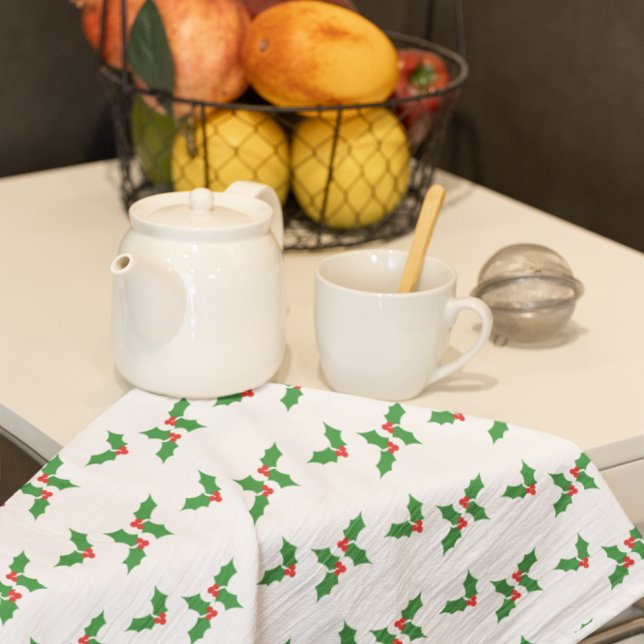 Linge De Cuisine Holly Motif (Créateur téléchargé)