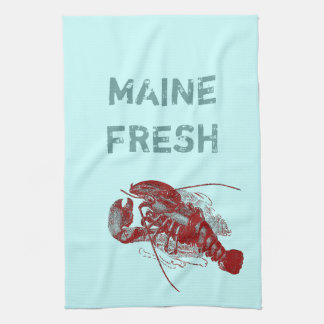 Linge De Cuisine Homard frais vintage du Maine