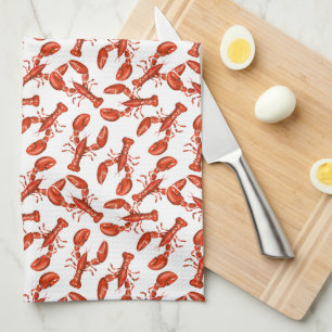 Linge De Cuisine Homard rouge
