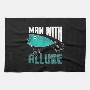 Linge De Cuisine Homme Avec Allure Pêche Lure Pun Pêcheur T-Shirt