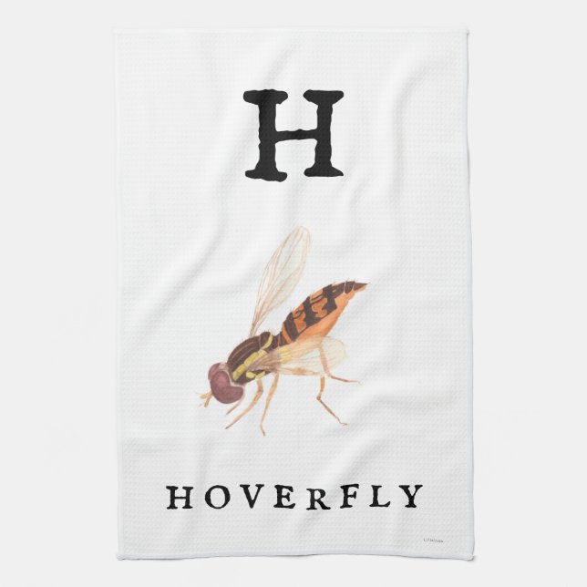 Linge De Cuisine Hoverfly "H" (Vertical)
