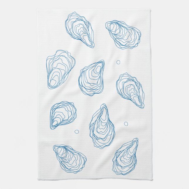 Linge De Cuisine Huîtres et autres huîtres (Vertical)