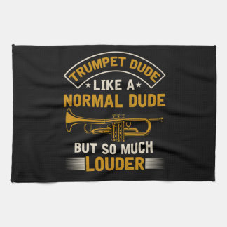 Linge De Cuisine Humour trompette de bande marching amusant