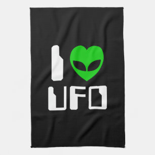 Linge De Cuisine I Alien Heart UFO