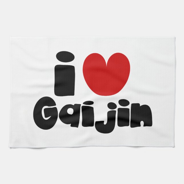 Linge De Cuisine i heart Gaijin (Horizontal)