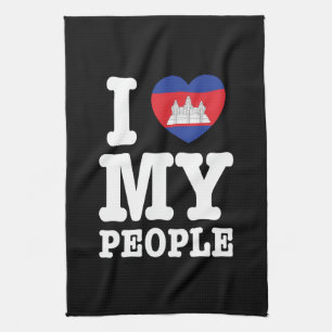Linge De Cuisine I Heart (Love) My Khmer People