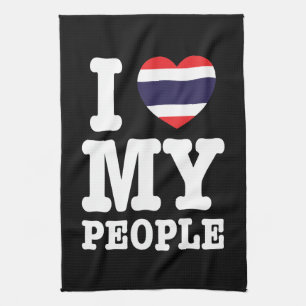 Linge De Cuisine I Heart (Love) My Thai People