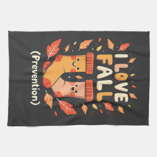 Linge De Cuisine I Love Fall Prevention Automne Cosy Citrouille épi