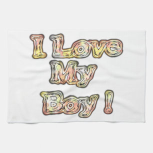 Linge De Cuisine I Loy My Boy Design Cool Collection Vintage Texte