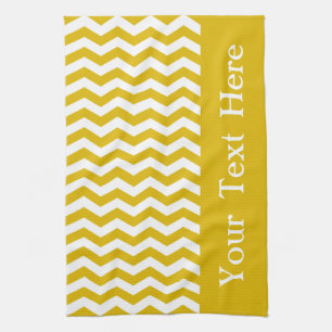 Linge De Cuisine Ibiza Sunset Wave Chevron personnalisable