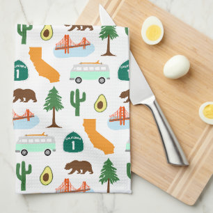 Linge De Cuisine Icônes de Californie