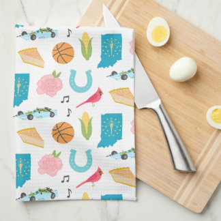 Linge De Cuisine Icônes Indiana