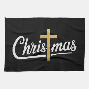 Linge De Cuisine Idée cadeau Jésus pour famille assortie Croix de N