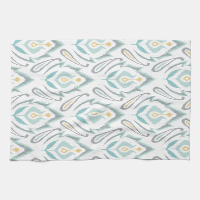 Linge De Cuisine Ikat doux (Horizontal)