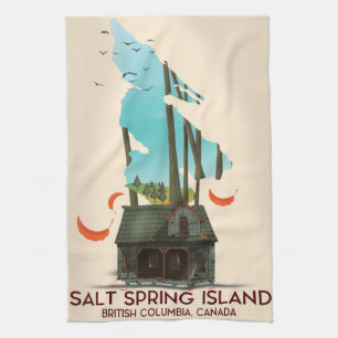 Linge De Cuisine Île Salt Spring Colombie-Britannique Canada