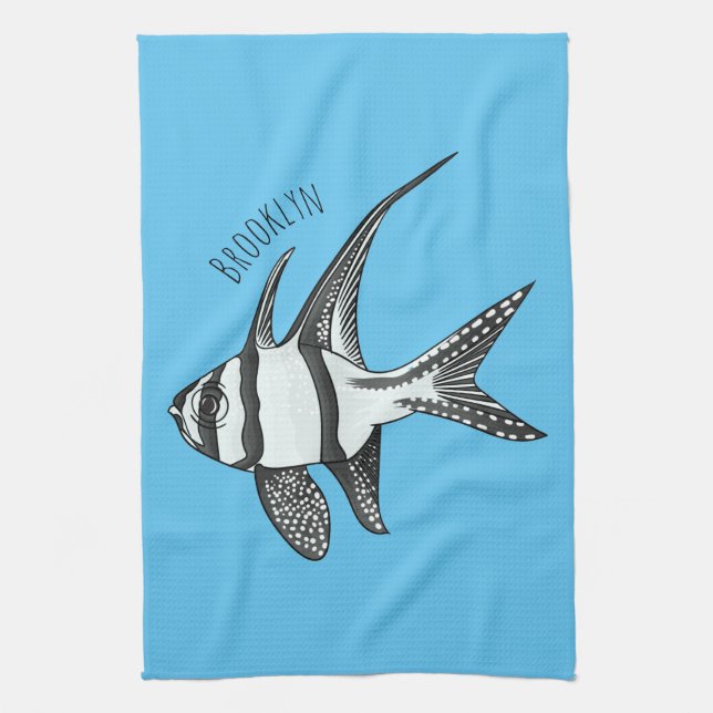 Linge De Cuisine Illustration de cardinalfish Banggai (Vertical)