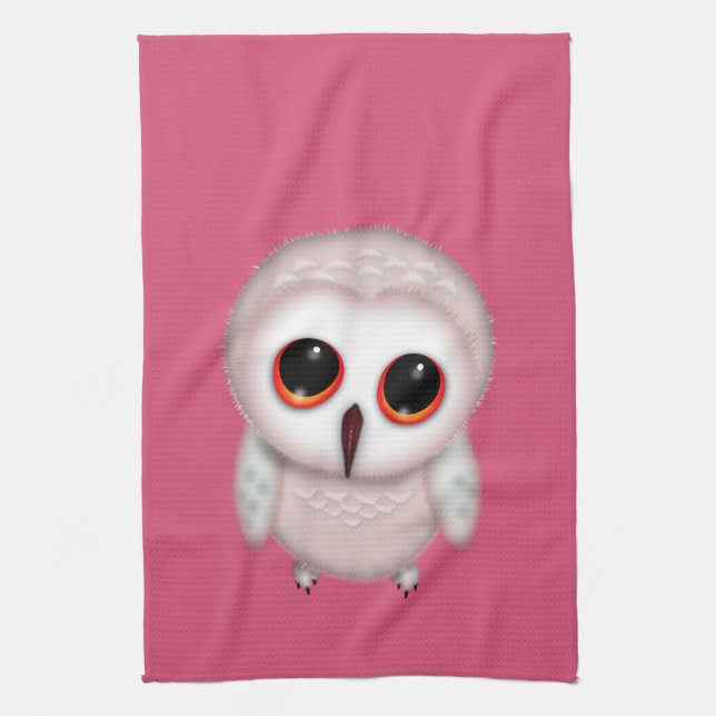 Linge De Cuisine Illustration de la petite chouette (Vertical)