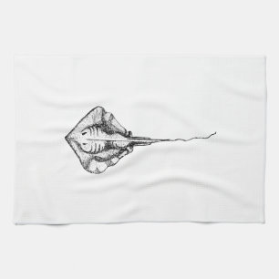 Linge De Cuisine Illustration de pastenague