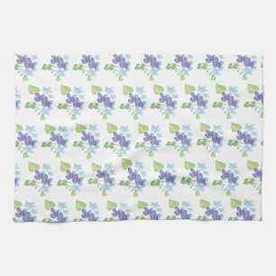 Linge De Cuisine Illustration des fleurs de violet sauvages