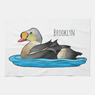 Linge De Cuisine Illustration d'oiseau de l'eider King