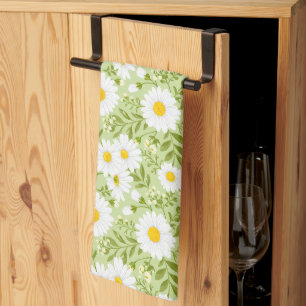 Linge De Cuisine Illustration vectorielle de marguerite printanière