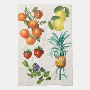 Linge De Cuisine Illustrations de fruits vintage