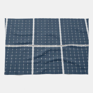 Linge De Cuisine Image amusante d'un panneau solaire