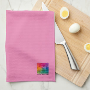 Linge De Cuisine Image photo ou logo Texte personnalisé Cute Elegan