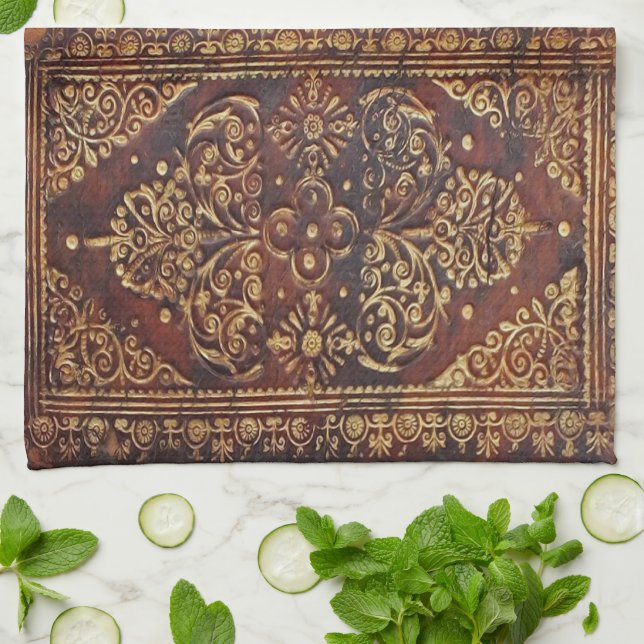 Linge De Cuisine Image vintage du livre d'antiquités (Plié)