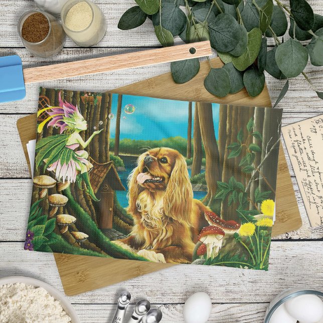 Linge De Cuisine Imaginaire du roi Charles Spaniel Sprite (Créateur téléchargé)
