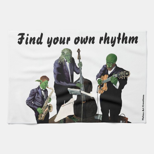 Linge De Cuisine Imaginaire Jazz Musiciens Musique Art Cuisine Serv (Horizontal)