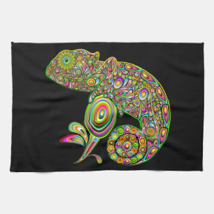 Linge De Cuisine Imaginaire psychédélique de Chameleon