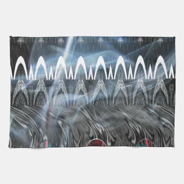 Linge De Cuisine Impression artistique Abstraite remarquable (Horizontal)