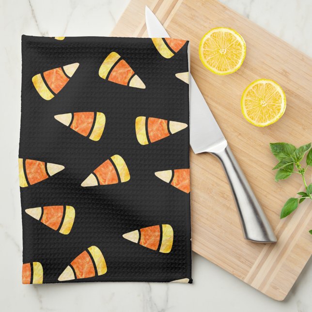 Linge De Cuisine Impression de Corne à bonbons Halloween (Créateur téléchargé)