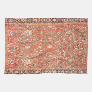 Linge De Cuisine Impression de tapis de soie persan