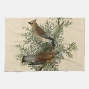 Linge De Cuisine Impression d'oiseau de John James Audubon Jaseur b
